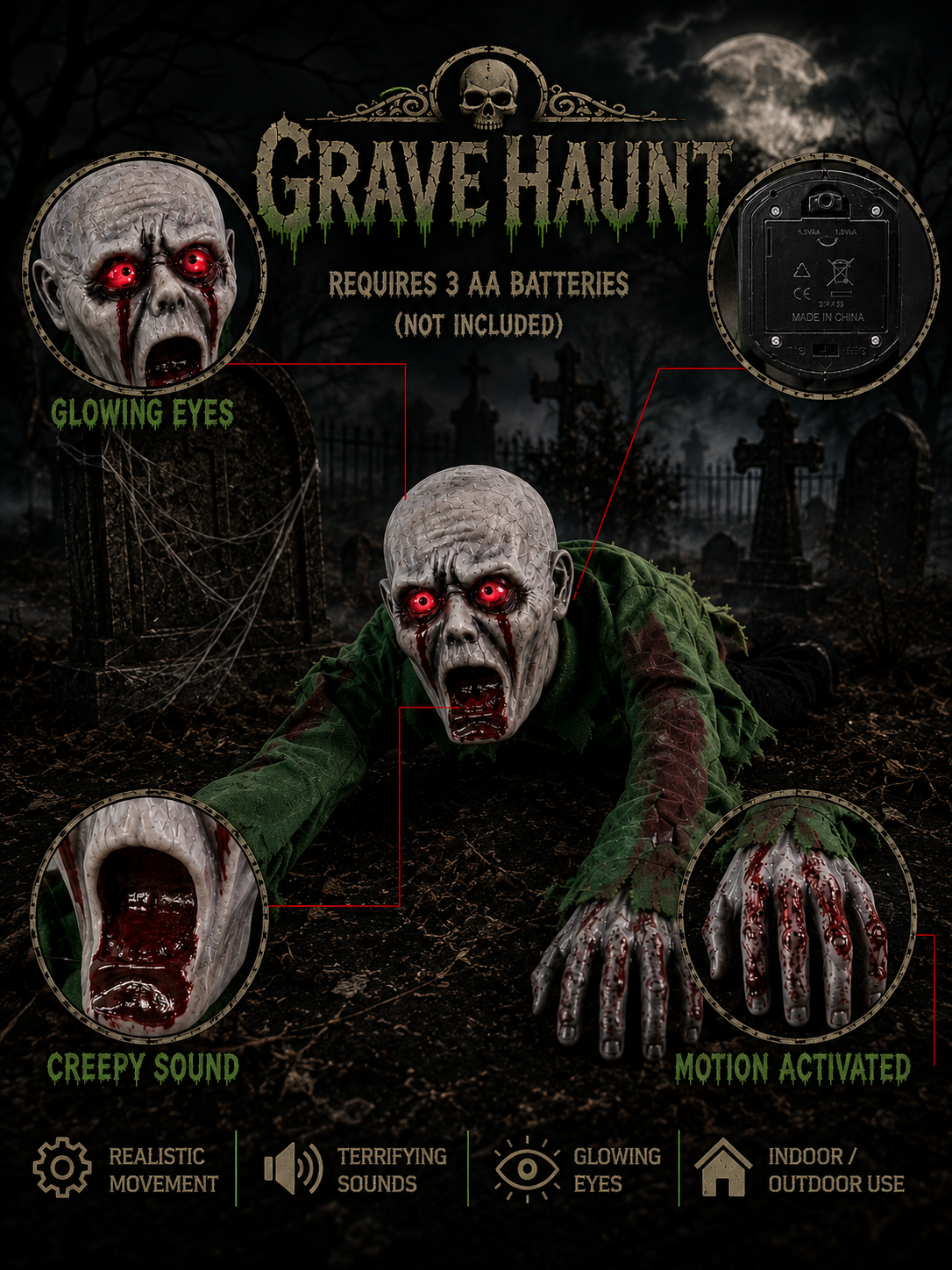 Gravehaunt Robot Zombie